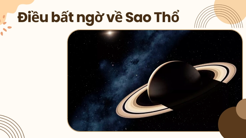 Đặc điểm Sao Thổ khiến giới khoa học bất ngờ