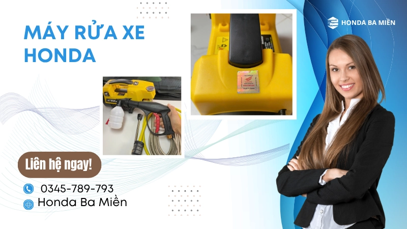 So sánh các model máy rửa xe Honda đáng mua nhất